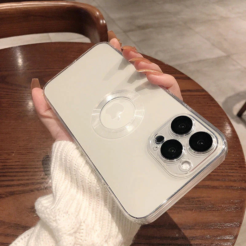 Advanced Camera Protection Phone Case for iPhone 14 Series with ergonomic design and wireless charging compatibility