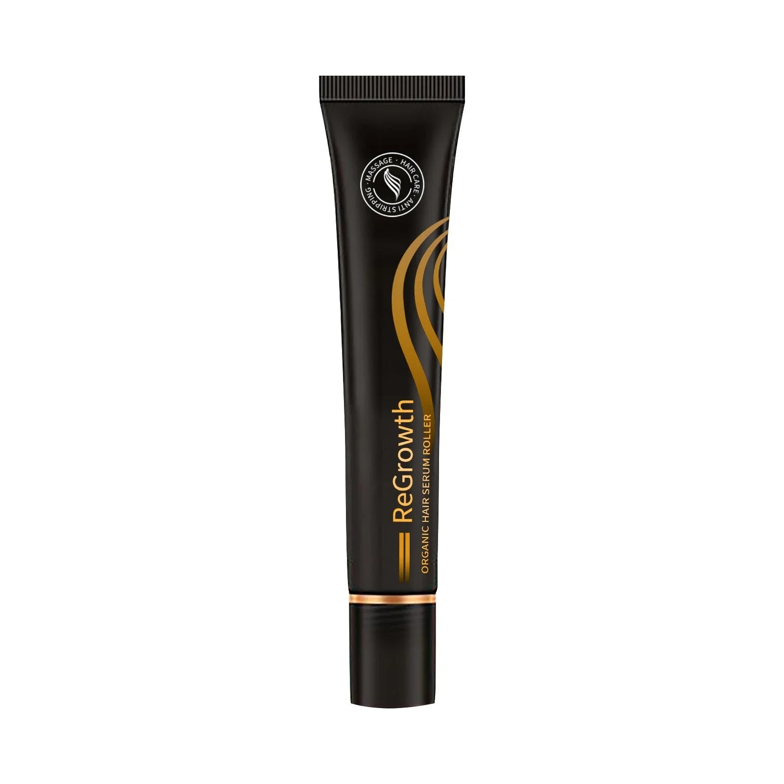 Rejuvenating Organic Hair Serum with roller applicator and natural ingredients for hair and scalp nourishment