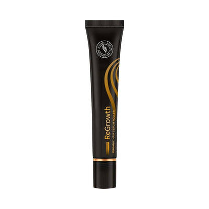Rejuvenating Organic Hair Serum with roller applicator and natural ingredients for hair and scalp nourishment