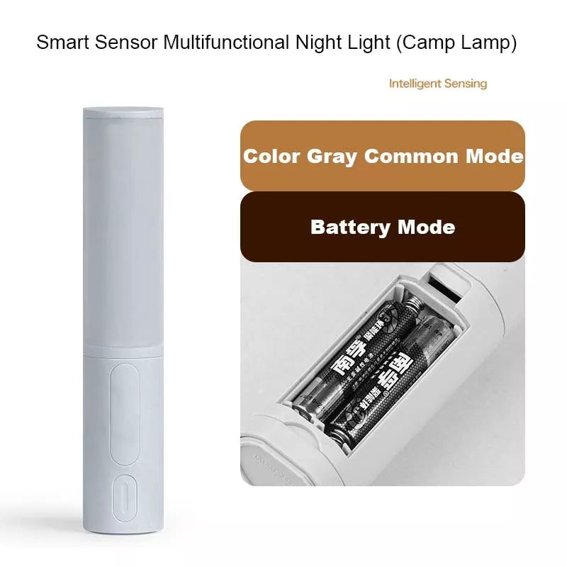 Smart Motion Sensor LED Night Light with adjustable brightness and color temperatures