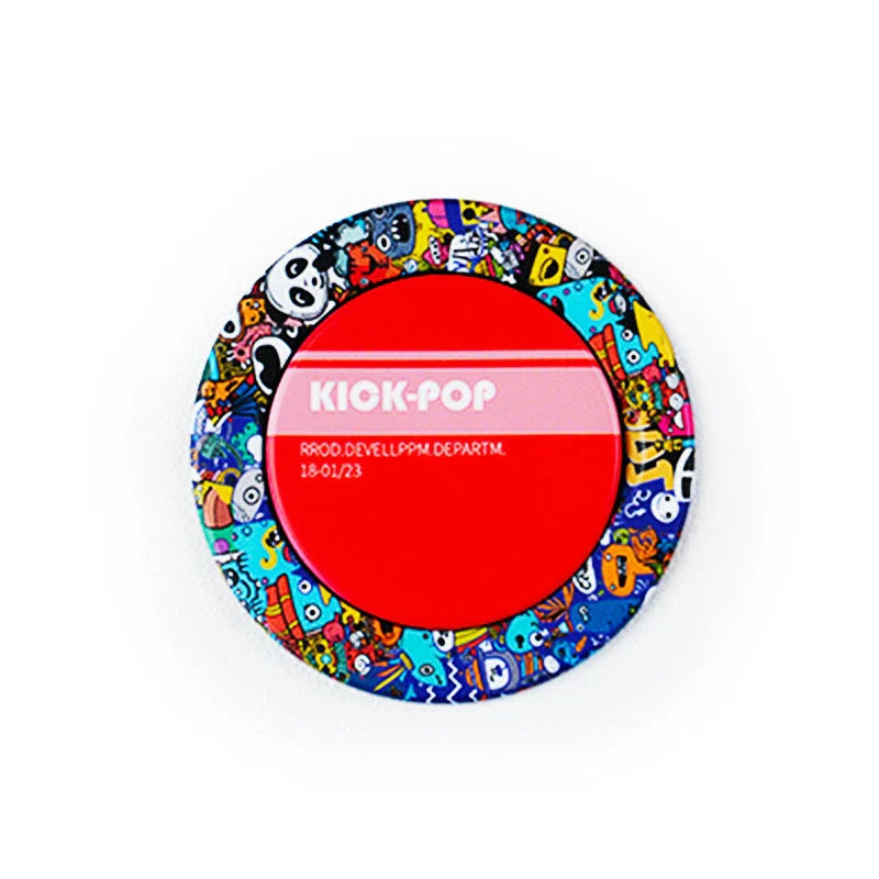 Stylish magnetic phone holder in various colors and designs, including Fashion World, Red Little Devil, Yellow Little Devil, Blue Little Devil, Blue Little Monster, Red Star Ring, Blue Star Ring, Yellow Lightning Snake, and Blue Lightning Snake