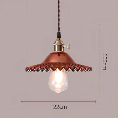 Nordic glass chandelier with copper body and adjustable 1.2m height in multiple colour options
