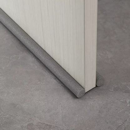 Household door bottom sealing strip in gray, brown, black, and white for soundproofing and dustproofing