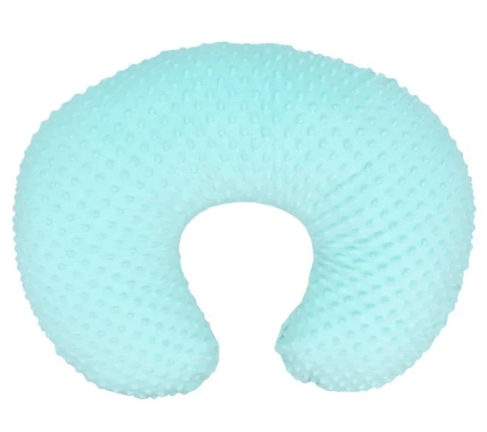 Soft coral fleece U-shaped nursing pillow pillowcase in various colors
