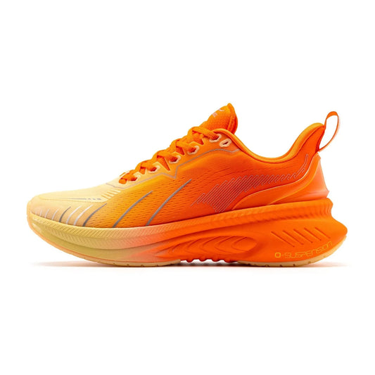 Low-top running shoes with PU mesh upper, rubber sole, and embroidery details in various colours