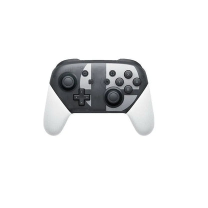 Wireless Bluetooth gamepad with vibration, shown in black, white, red, and green colour variants.