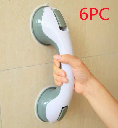 ABS Plastic Suction Cup Bathroom Handrail in various colors for enhanced safety