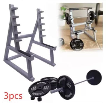 Creative Barbell Pen Holder Desktop Pencil Box - Unique Desk Organizer