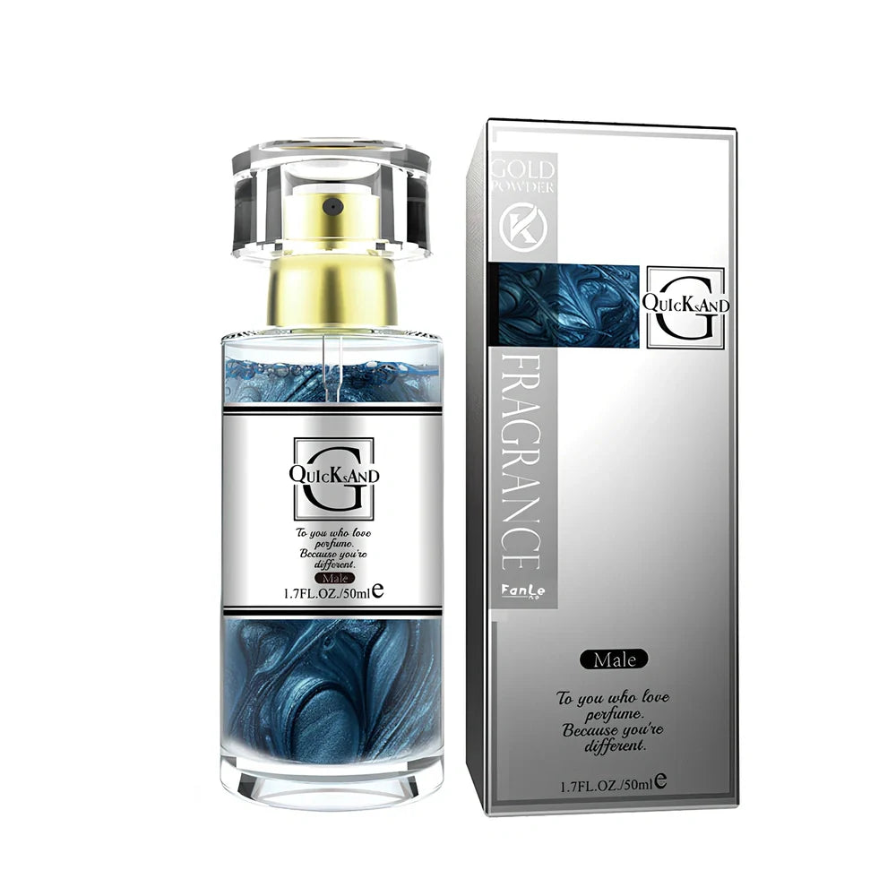 Pheromone perfume bottle with 18-25% concentration, showing P222 and P223 colour-coded variants for men and women