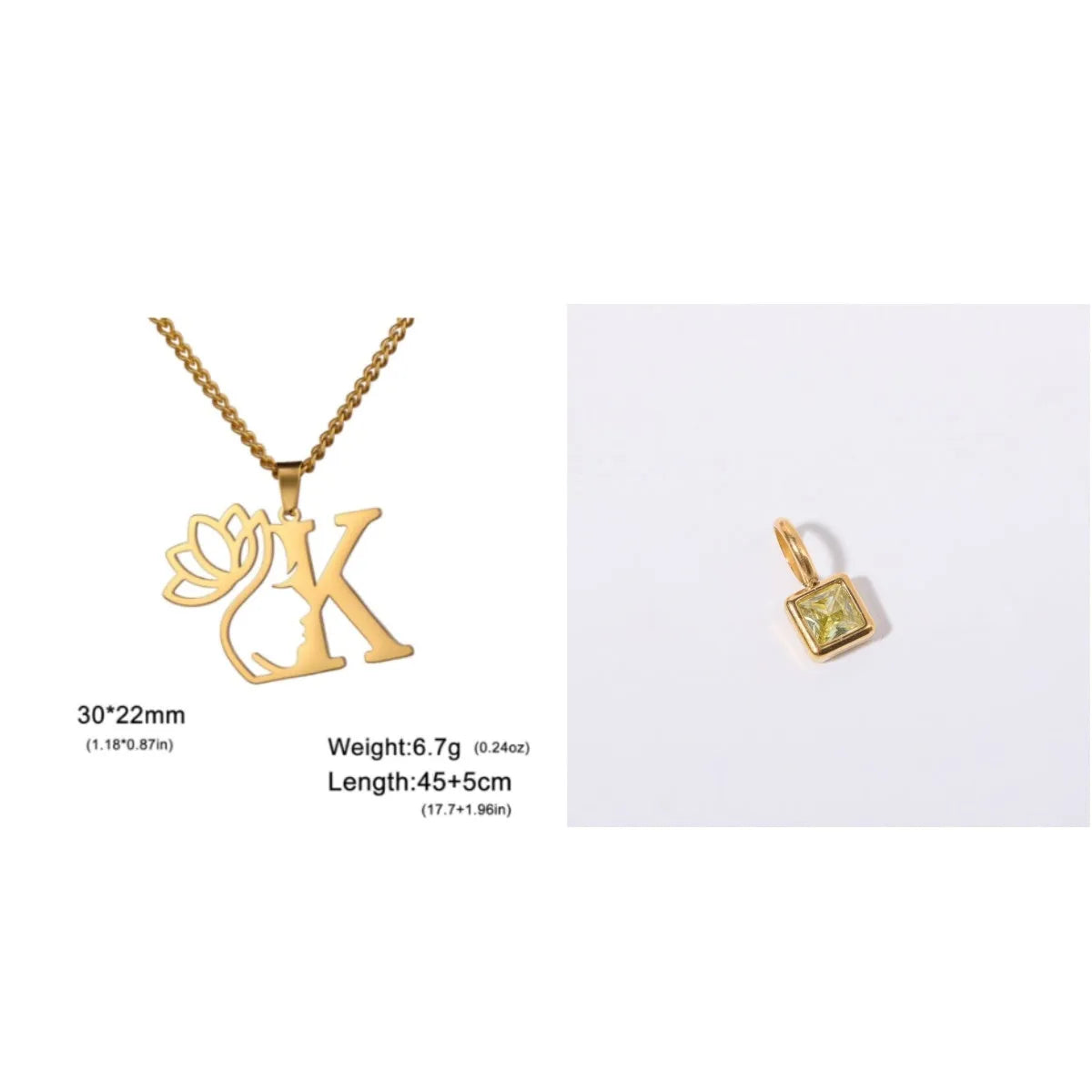 Stainless steel fashion necklace with geometric cross chain design and electroplated finish in gold or silver colour