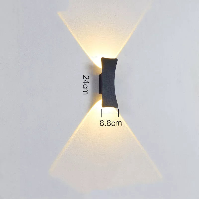 Modern waterproof outdoor wall lamp for garden and villa lighting