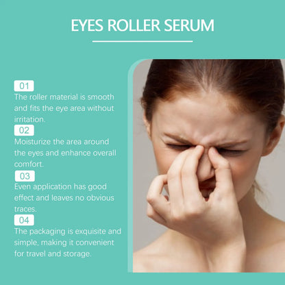 8ml eye care ball with rollerball applicator for cooling gel application