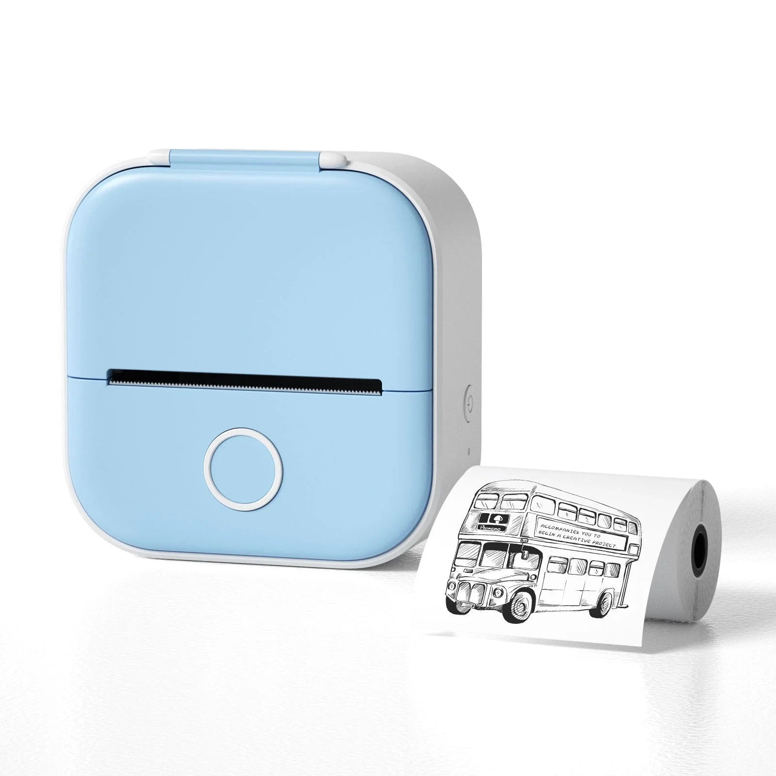 Portable Thermal Label Printer with Bluetooth Connectivity for Home, Office, and Small Business Organization