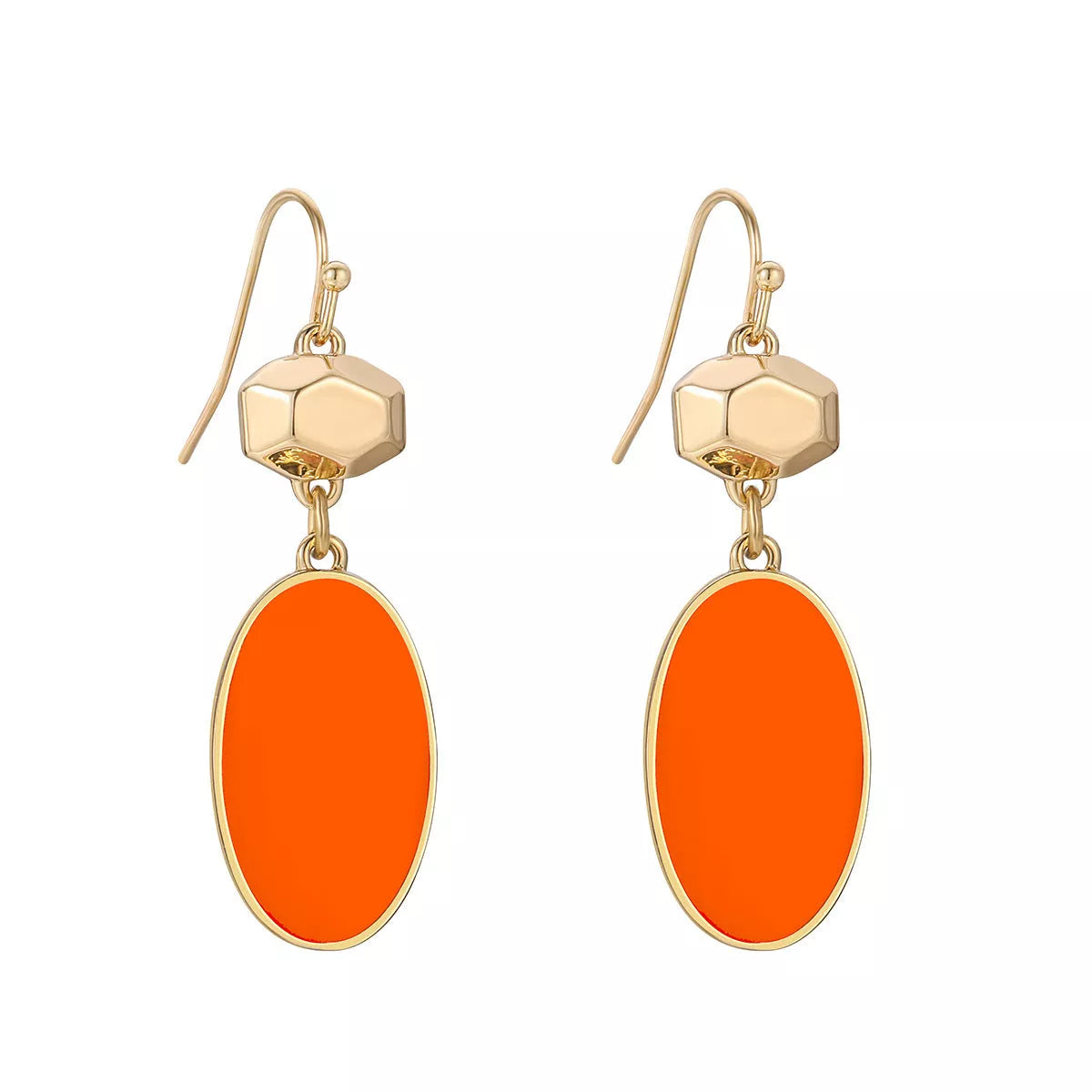 Colorful flower stud earrings for women with durable alloy construction