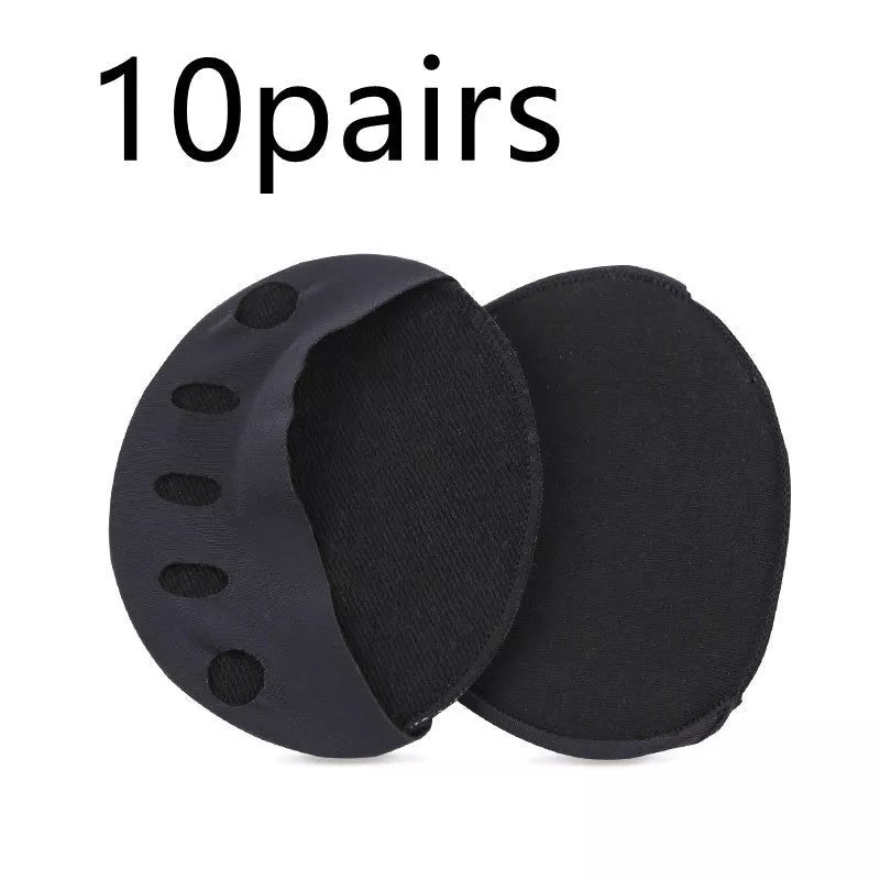 Invisible Five Finger Socks with cushioned forefoot pads for pain relief