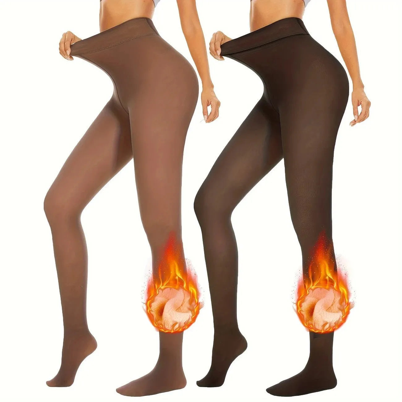 Anti-snagging outerwear leggings in various styles with wool lining thickness options