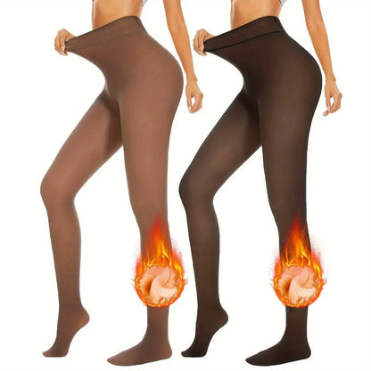 Anti-snagging outerwear leggings in various styles with wool lining thickness options