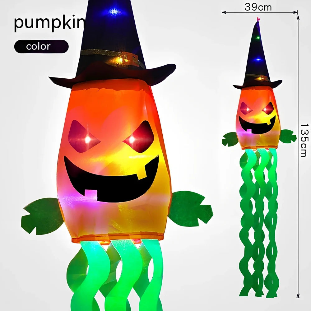 Halloween LED decorative lights showing bat, skull frame, and pumpkin designs on 1.55m strand