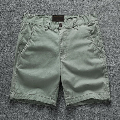 Cotton camouflage summer shorts with zip placket in multiple colour patterns including army green and sand camouflage