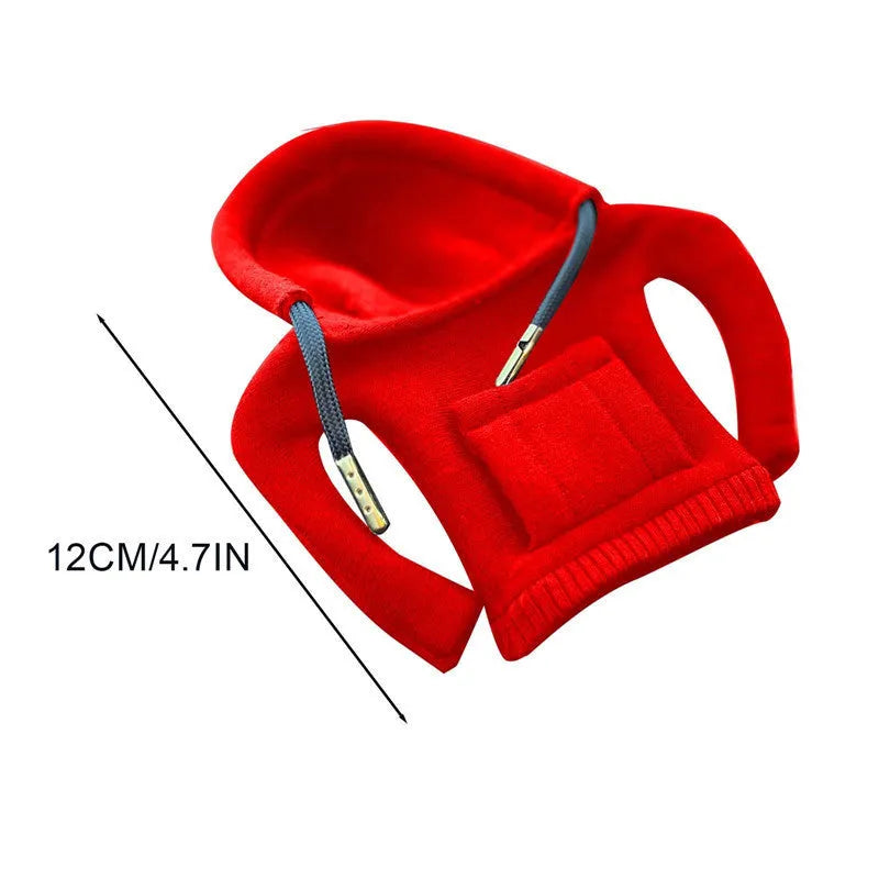 Pure cotton knitted gear lever cover in multiple colours for manual car interior decoration.