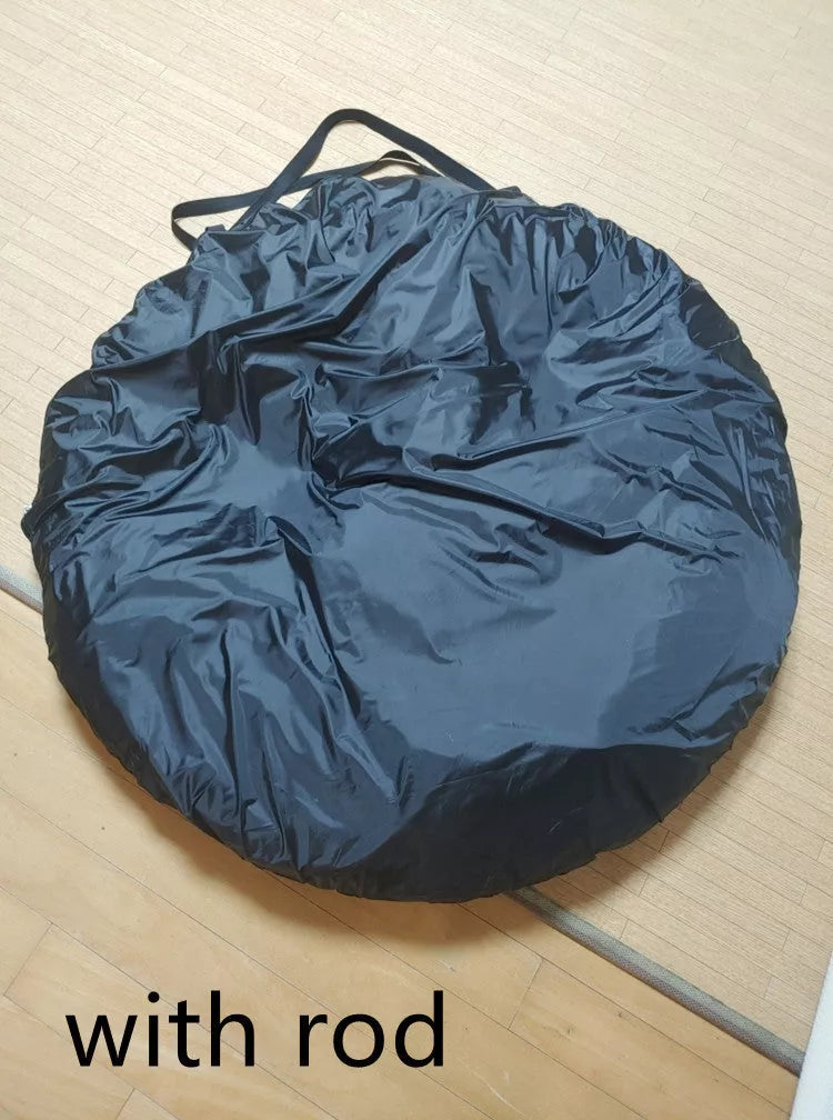 Pop-up outdoor camping car tail tent with waterproof sunshade, quick setup