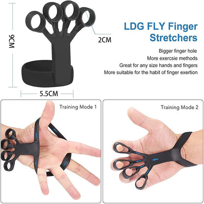 Silicone hand grip exerciser with various color options for strengthening fingers and relieving arthritis pain