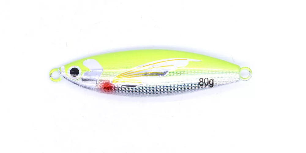 Luminous Belly Wings Bait in various colors for sea and boat fishing