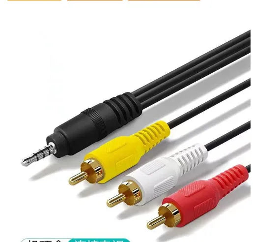 RCA Lotus head audio video cable for set-top box and TV, available in 0.5m to 10m lengths, Standard or Extended Edition.