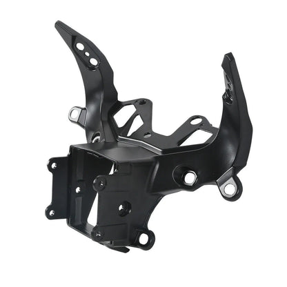 Black heavy aluminium headlight bracket for BMW S1000RR motorcycle 2009 to 2018 models