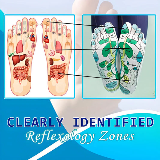 Acupressure Reflexology Socks with Massage Tools - Relieve Foot Pain and Promote Well-Being
