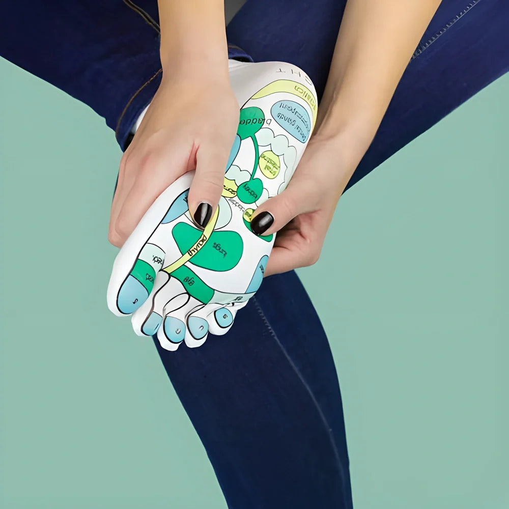 Acupressure Reflexology Socks with Massage Tools - Relieve Foot Pain and Promote Well-Being