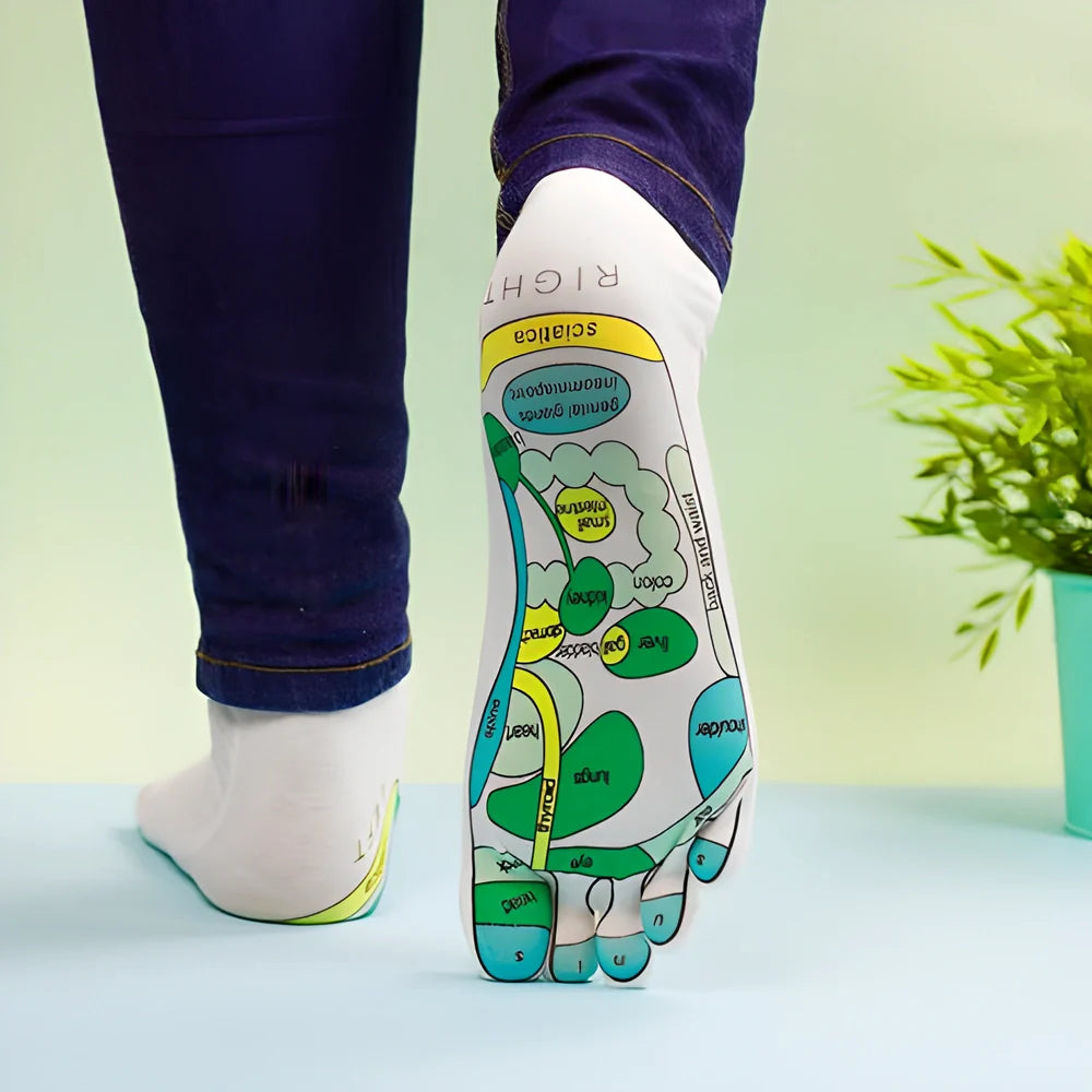 Acupressure Reflexology Socks with Massage Tools - Relieve Foot Pain and Promote Well-Being