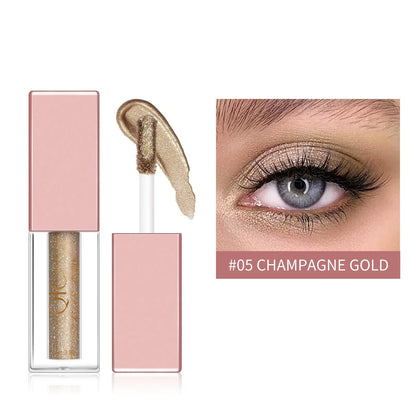 Liquid Eyeshadow with Crushed Diamond Effect in various colors for a glamorous look