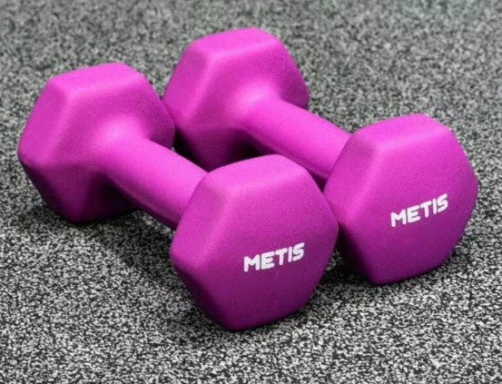 Yiling Hexagonal PVC Dumbbells for home fitness and strength training