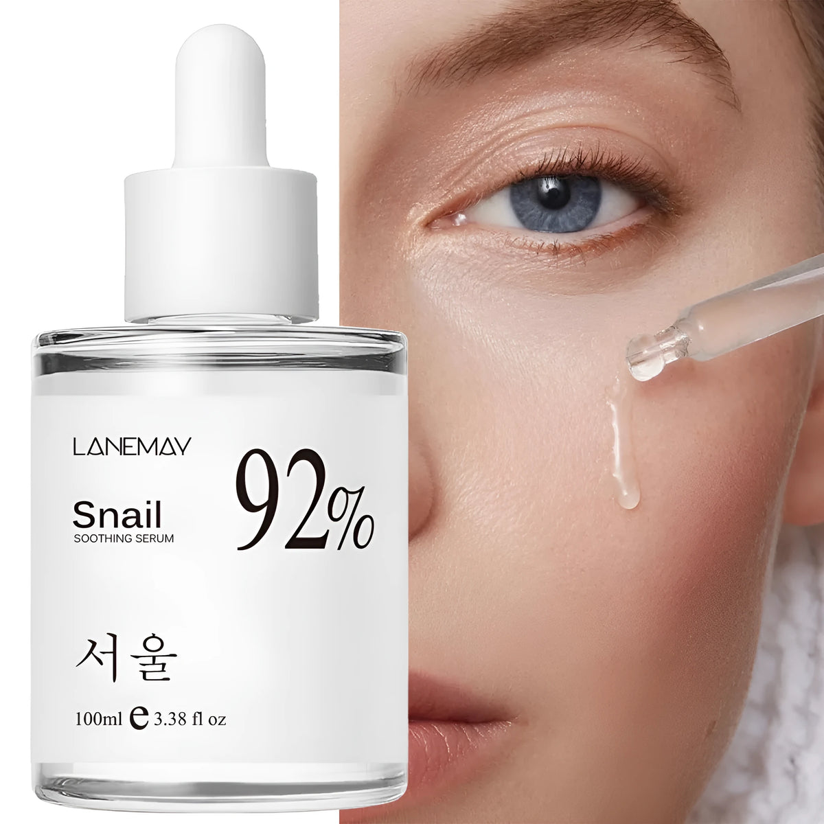 100ml essence toner bottle with glycerol moisturising formula for facial skincare