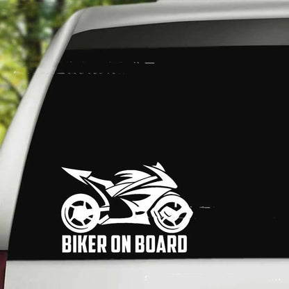 Motorcycle reflective stickers in PET material showing size options and colour variations
