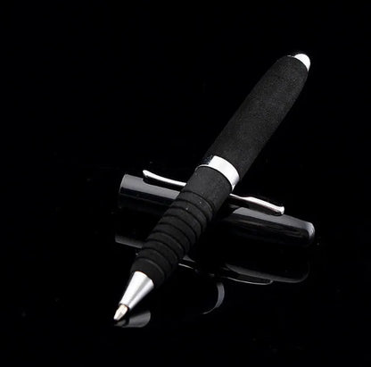 EVA Metal Cap Mini Ballpoint Pen with metal body, 112mm length, and 1.0mm tip in various refill colours
