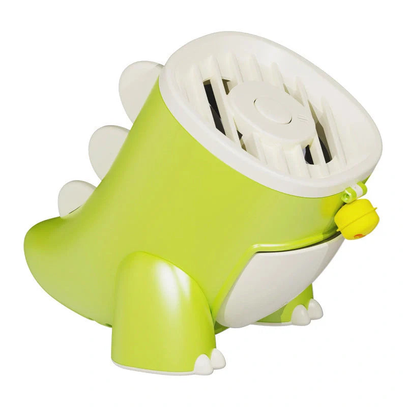 Dinosaur Mosquito Killing Lamp in pink, green, and blue options on a white background