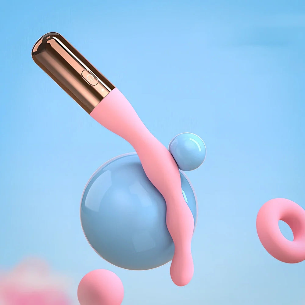 Silicone bead anal vibrator with 10 frequency modes and USB charging cable