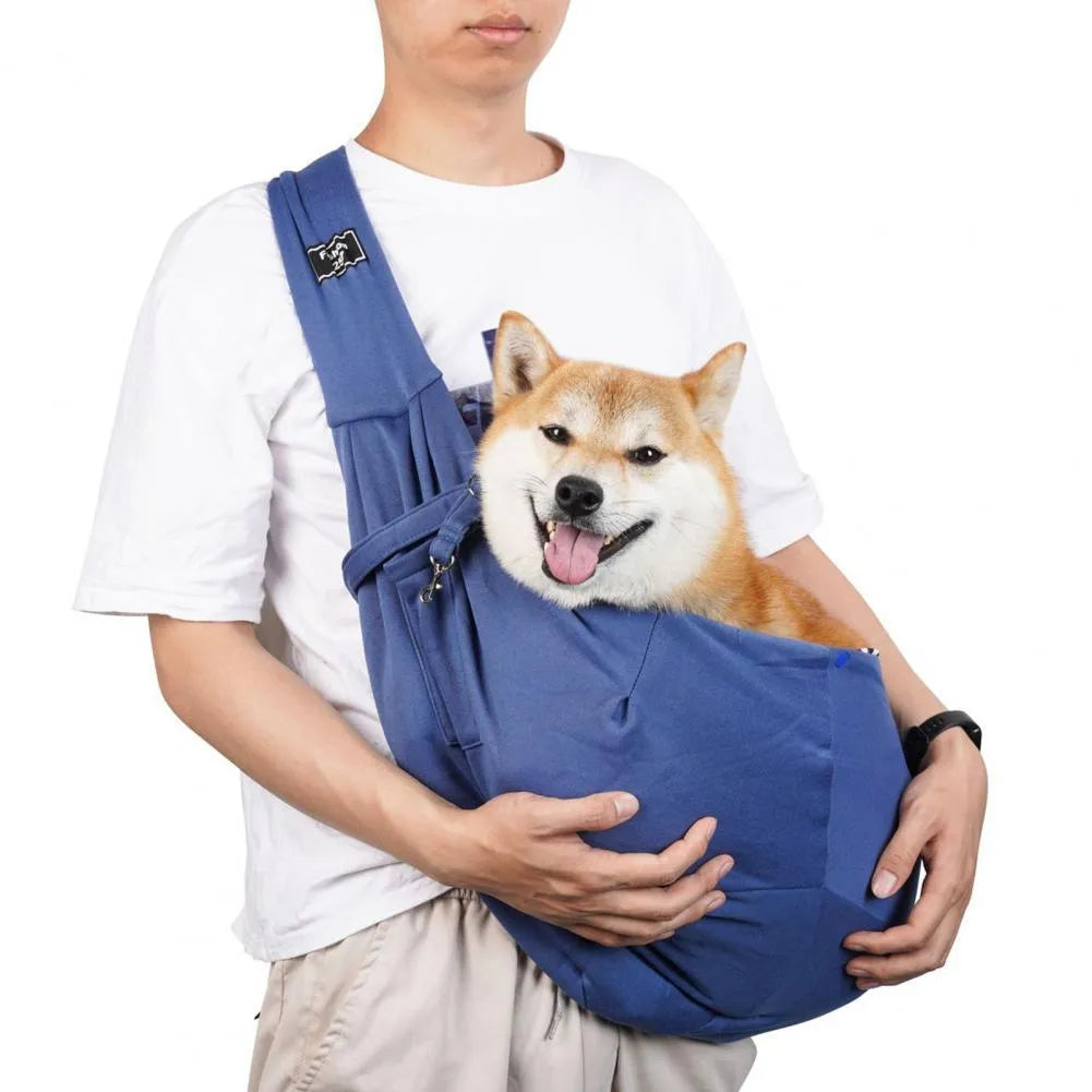 Large folding cat messenger backpack with breathable mesh sides shown in multiple colour options.