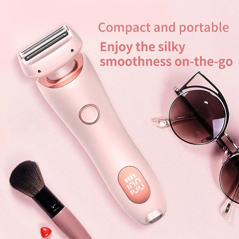 Cordless Women's Electric Shaver for Smooth, Hair-Free Skin