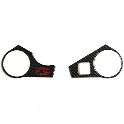 Black carbon fibre pattern adhesive sticker for SUZUKI GSXR1000 L1 motorcycle upper fairing