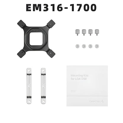 LGA 1700 CPU water cooling radiator mounting bracket and alcohol cleaning wipes