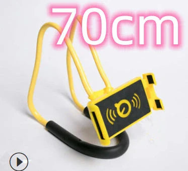 360-degree rotatable selfie phone holder compatible with all smartphones for hands-free viewing and effortless mobility