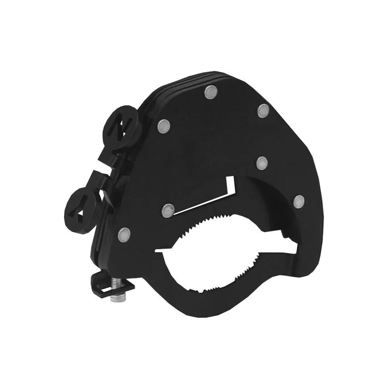 Motorcycle throttle lock cruise control assist device made from stainless steel with universal fit for general motorcycle models in top or bottom format mounting options for handlebar installation