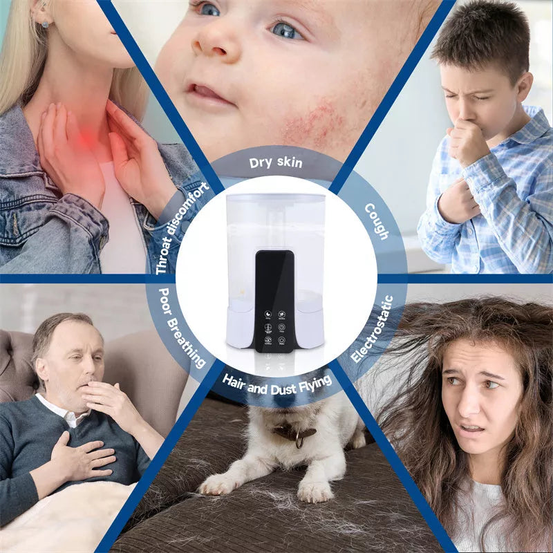 6L Smart Humidifier with UV sterilization and remote control
