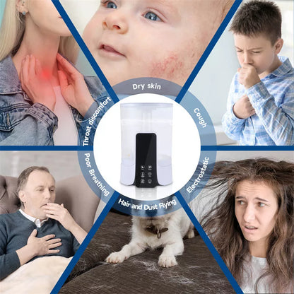 6L Smart Humidifier with UV sterilization and remote control