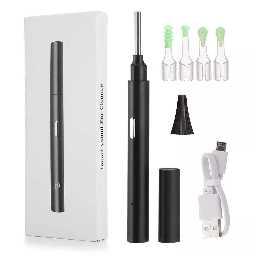 3.9mm Wireless WIFI Visual Otoscope for earwax cleaning with 3-million-pixel camera