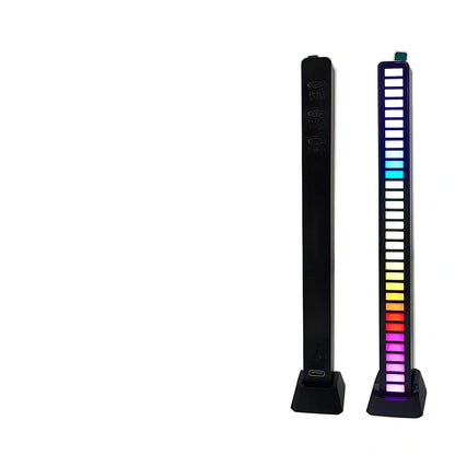 Voice control car atmosphere light bar with music rhythm sync feature and acrylic shell