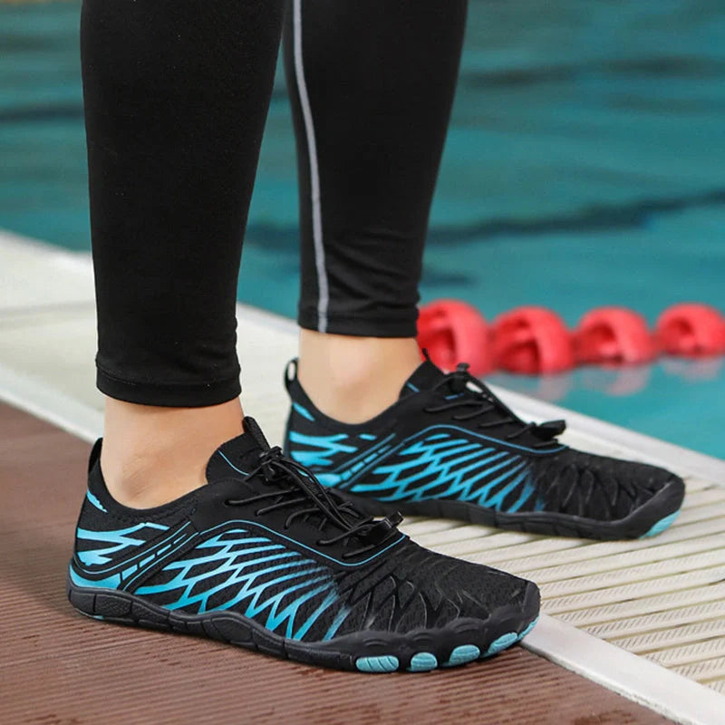 Smmer Water Shoes for men and women with non-slip rubber outsole and mesh upper